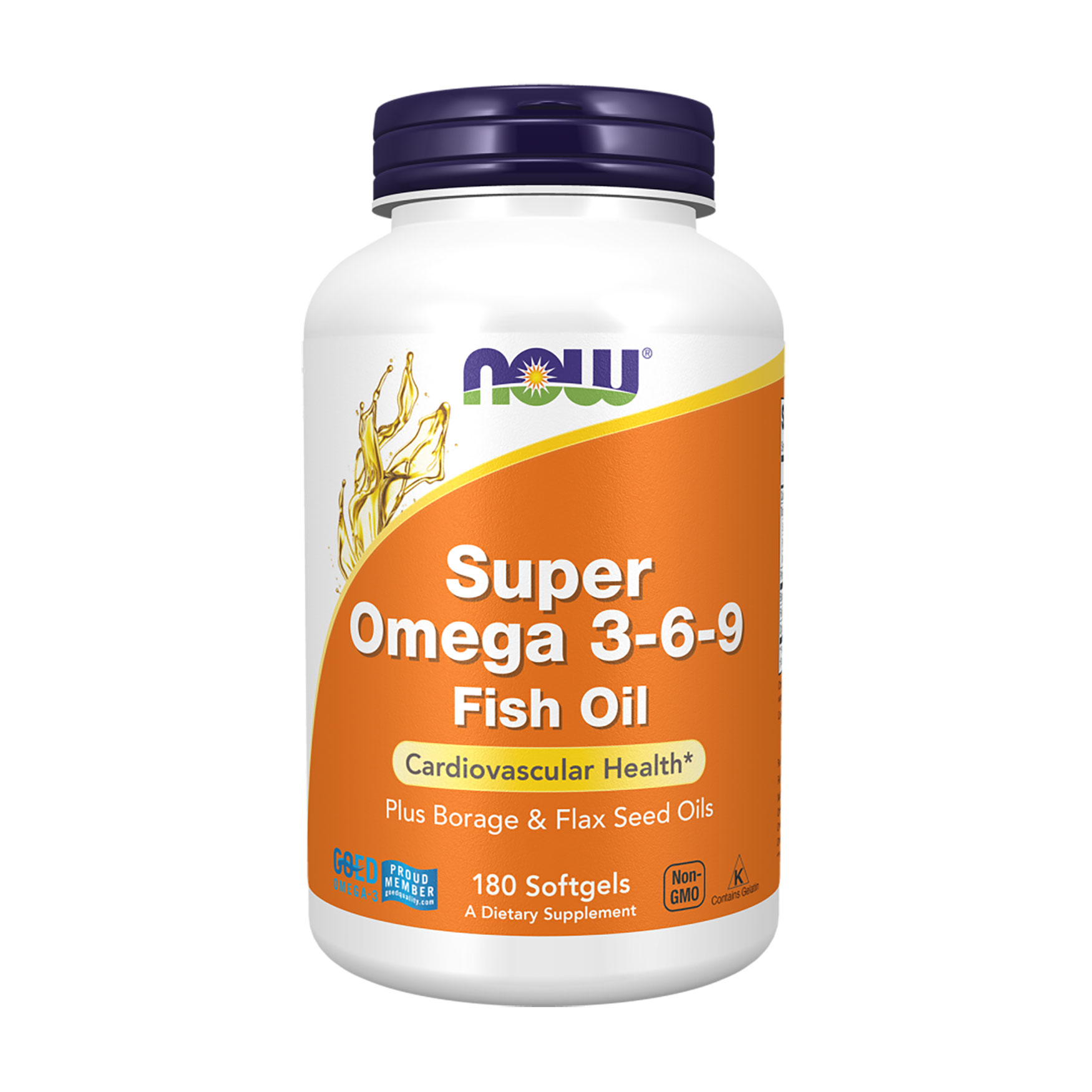 Супер Омега 3-6-9 NOW Foods Super Omega 3-6-9 1200 мг, 180 капсул